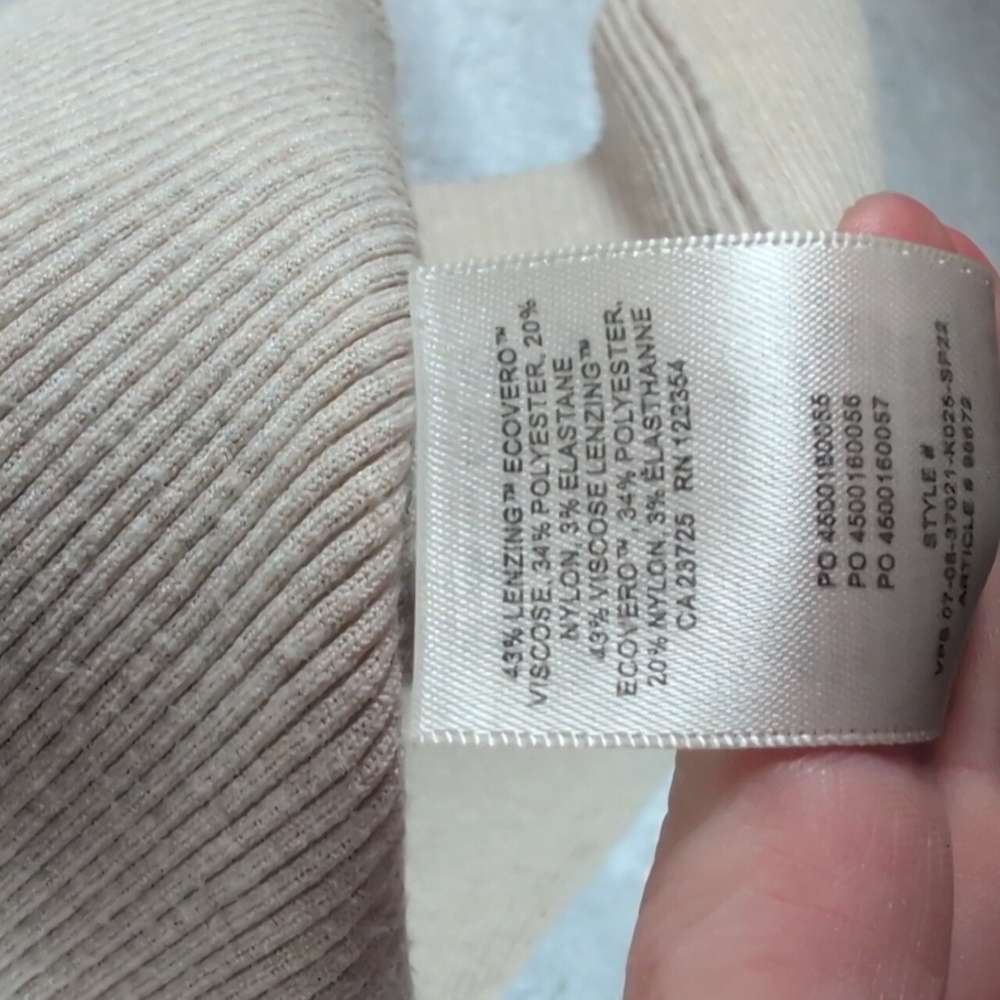 460-Wilfred Elegant Beige Sleeveless Dress - Picture 4 of 4